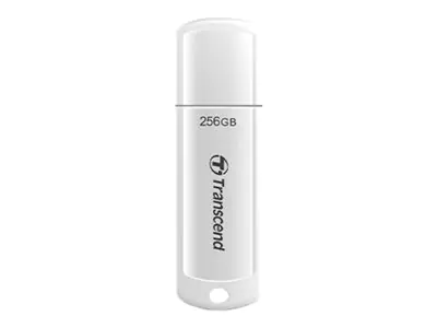 Transcend JetFlash 730 - USB-Flash-Laufwerk - 256 GB - USB 3.1 Gen 1 - weiß Transcend JetFlash 730 - USB-Flash-Laufwerk - 256 GB - USB 3.1 Gen 1 - weiß