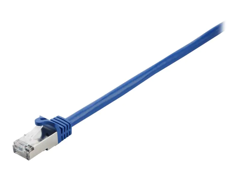 V7 - Patch-Kabel - RJ-45 (M) zu RJ-45 (M) - 5 m - 6 mm - SFTP - CAT 7 - halogenfrei, ohne Haken - Blau
