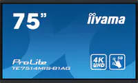 iiyama ProLite TE7514MIS-B1AG - 189.3 cm (75") Diagonalklasse LCD-Display mit LED-Hintergrundbeleuchtung - interaktive Digital Signage - mit Touchscreen - 4K UHD (2160p) 3840 x 2160 - mattschwarz