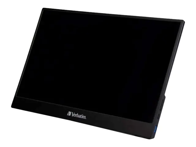 Verbatim PMT-15 - LED-Monitor - 39.6 cm (15.6") - tragbar - Touchscreen - 1920 x 1080 Full HD (1080p) - IPS - 1000:1 - HDMI, 2xUSB-C - Lautsprecher