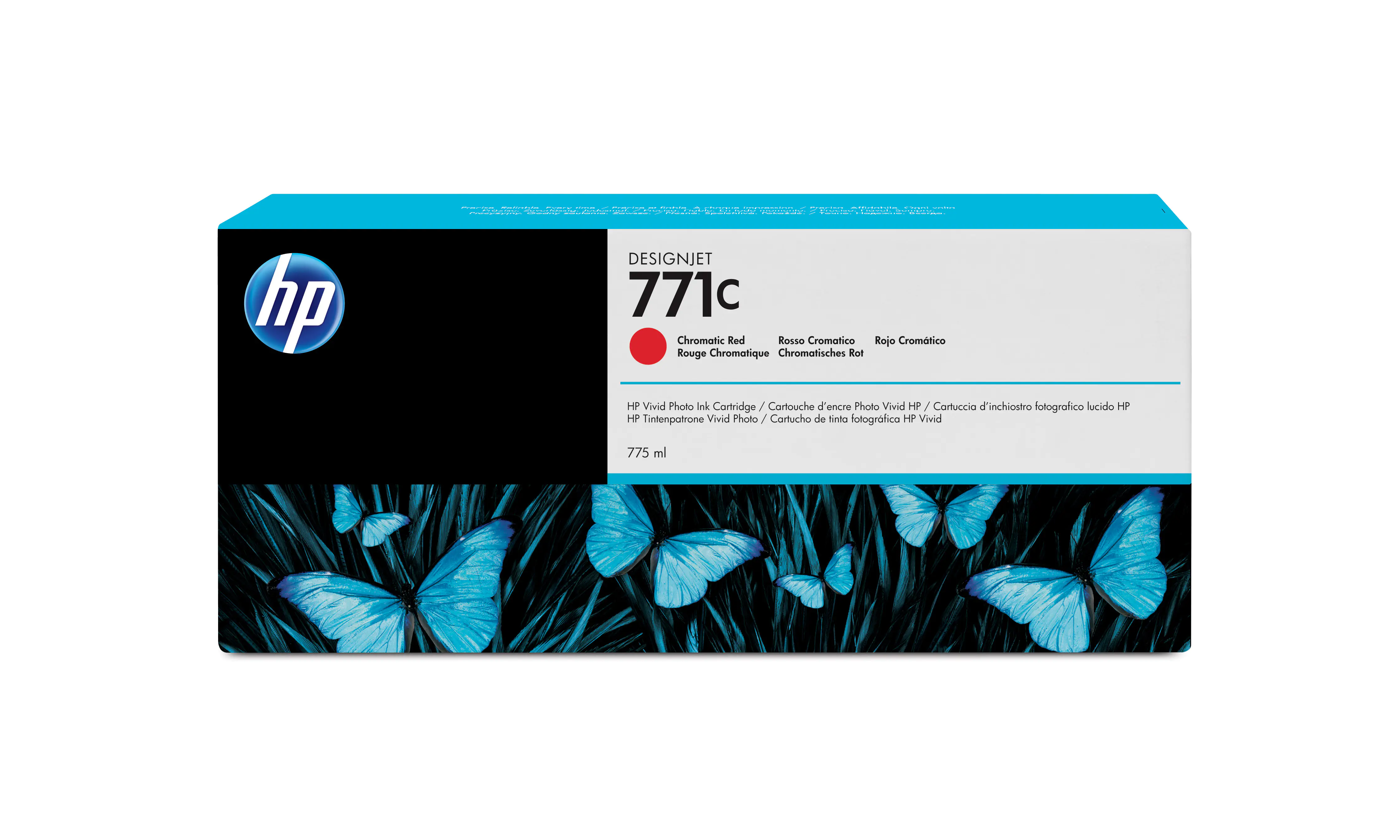 HP 771C - 775 ml - Chromatic Red - original - Tintenpatrone - für DesignJet Z6200, Z6600, Z6610, Z6800, Z6810 HP 771C - 775 ml - Chromatic Red - original - Tintenpatrone - für DesignJet Z6200, Z6600, Z6610, Z6800, Z6810
