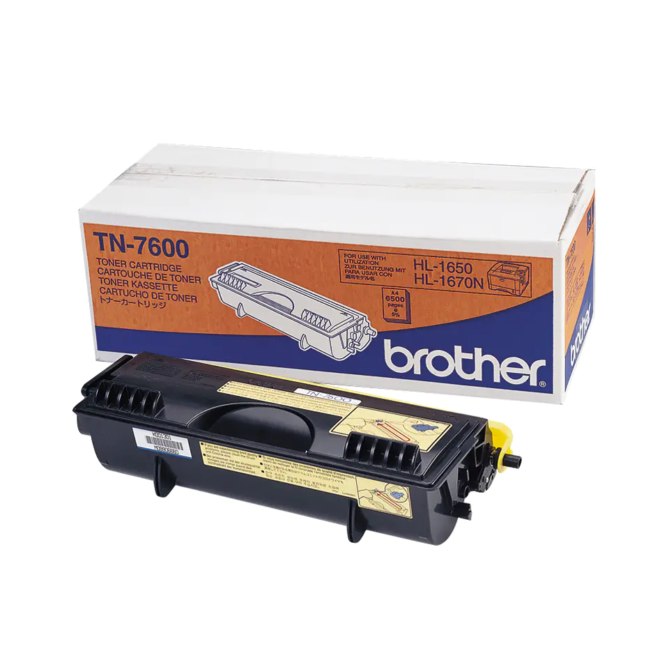 Brother TN7600 - Schwarz - Original - Tonerpatrone - für Brother DCP-8020, 8025, HL-1650, 1670, 1850, 1870, 5030, 5040, 5050, 5070, MFC-8420, 8820 Brother TN7600 - Schwarz - Original - Tonerpatrone - für Brother DCP-8020, 8025, HL-1650, 1670, 1850, 1870, 5030, 5040, 5050, 5070, MFC-8420, 8820