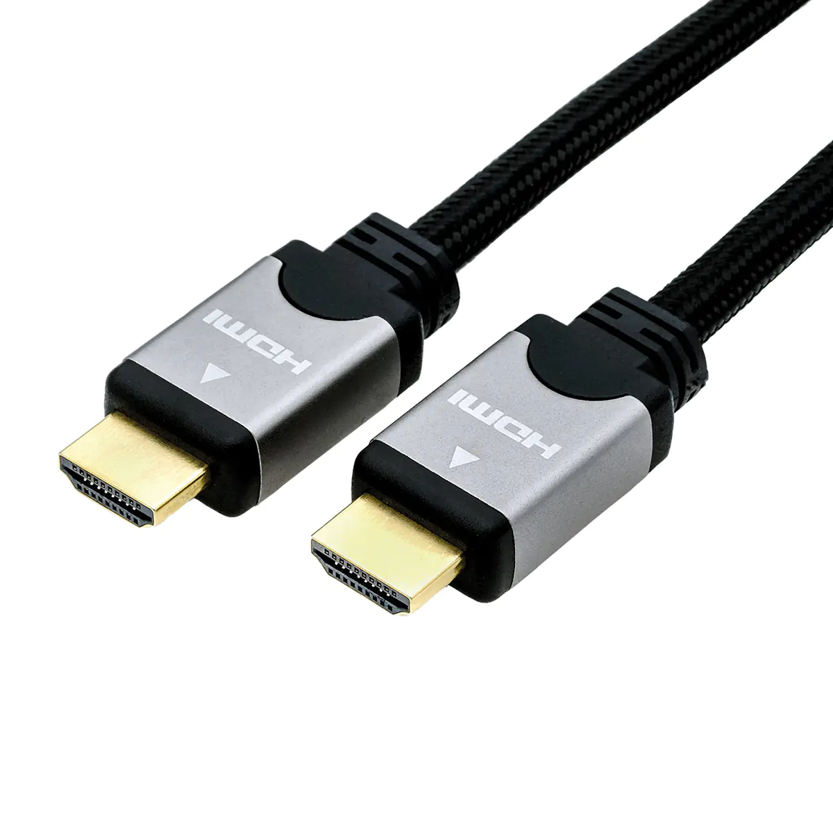 Roline High Speed - HDMI mit Ethernetkabel - HDMI (M) bis HDMI (M) - 3 m - Doppelisolierung - Schwarz/Silber Roline High Speed - HDMI mit Ethernetkabel - HDMI (M) bis HDMI (M) - 3 m - Doppelisolierung - Schwarz/Silber