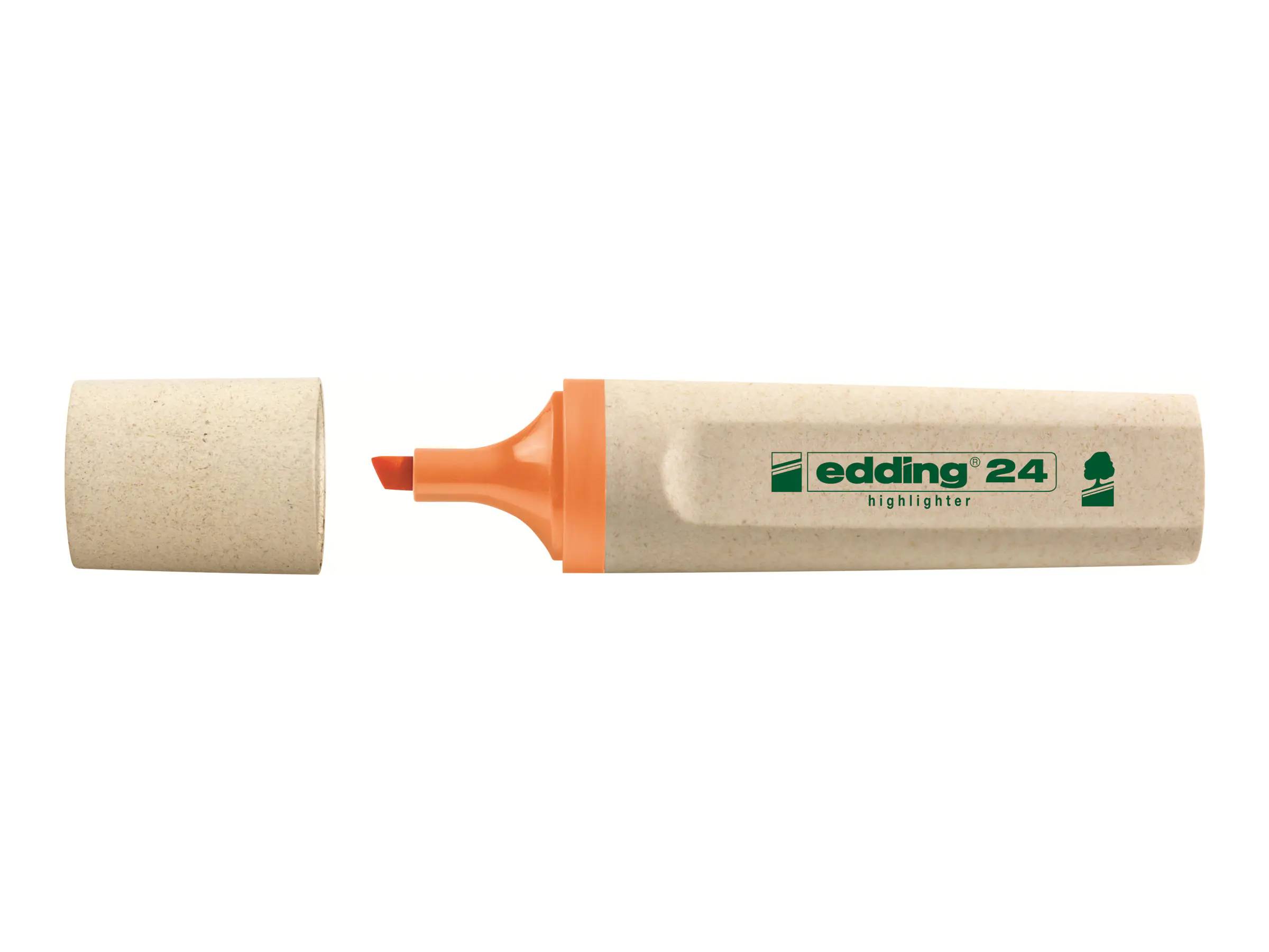 EDDING EcoLine 24 - Textmarker - Orange - wasserbasierte 4-24006