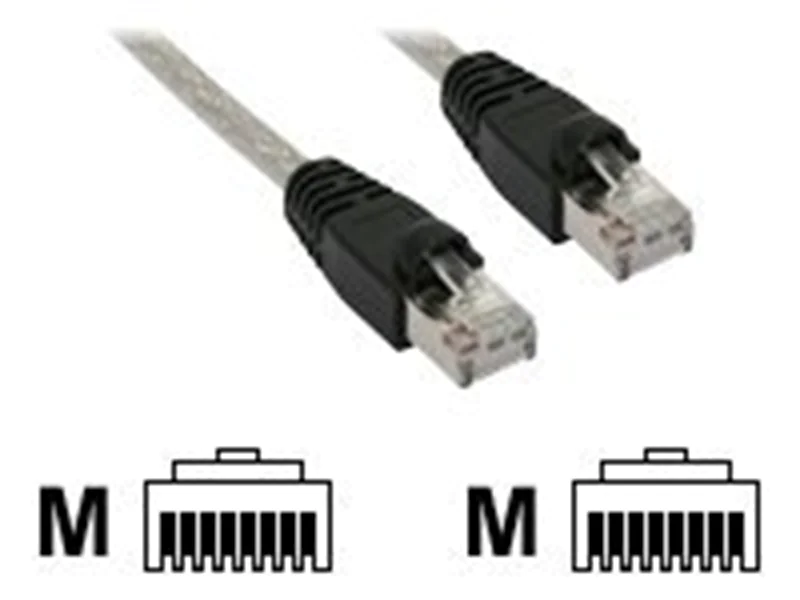 InLine Patchkabel - SF/UTP - Cat.5e - transparent - 1m 72511T
