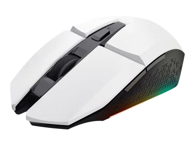 Trust GXT 110 FELOX - Maus - beleuchtet Gaming - 6 Tasten - kabellos - weiß Trust GXT 110 FELOX - Maus - beleuchtet Gaming - 6 Tasten - kabellos - weiß