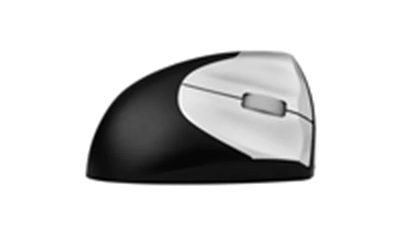 Bakker Handshake Wireless VS4, Linkshändig, Laser, RF Wireless, 2400 DPI, Schwarz, Silber BNESRMLW