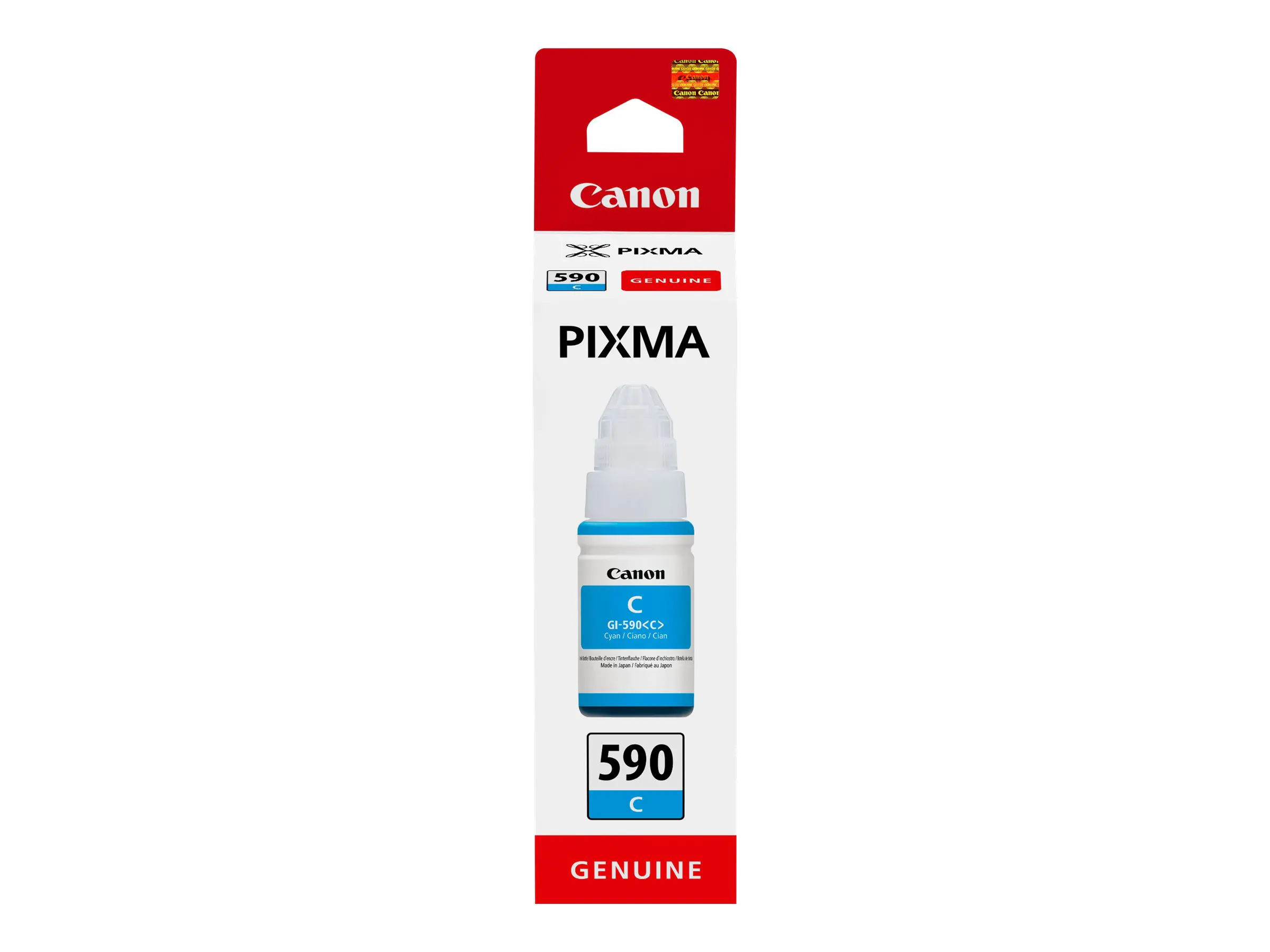 Canon GI 590 C - 70 ml - Cyan - original - Nachfülltinte - für PIXMA G1500, G1501, G1510, G2500, G2501, G2510, G3500, G3501, G3510, G4410, G4500, G4511 Canon GI 590 C - 70 ml - Cyan - original - Nachfülltinte - für PIXMA G1500, G1501, G1510, G2500, G2501, G2510, G3500, G3501, G3510, G4410, G4500, G4511