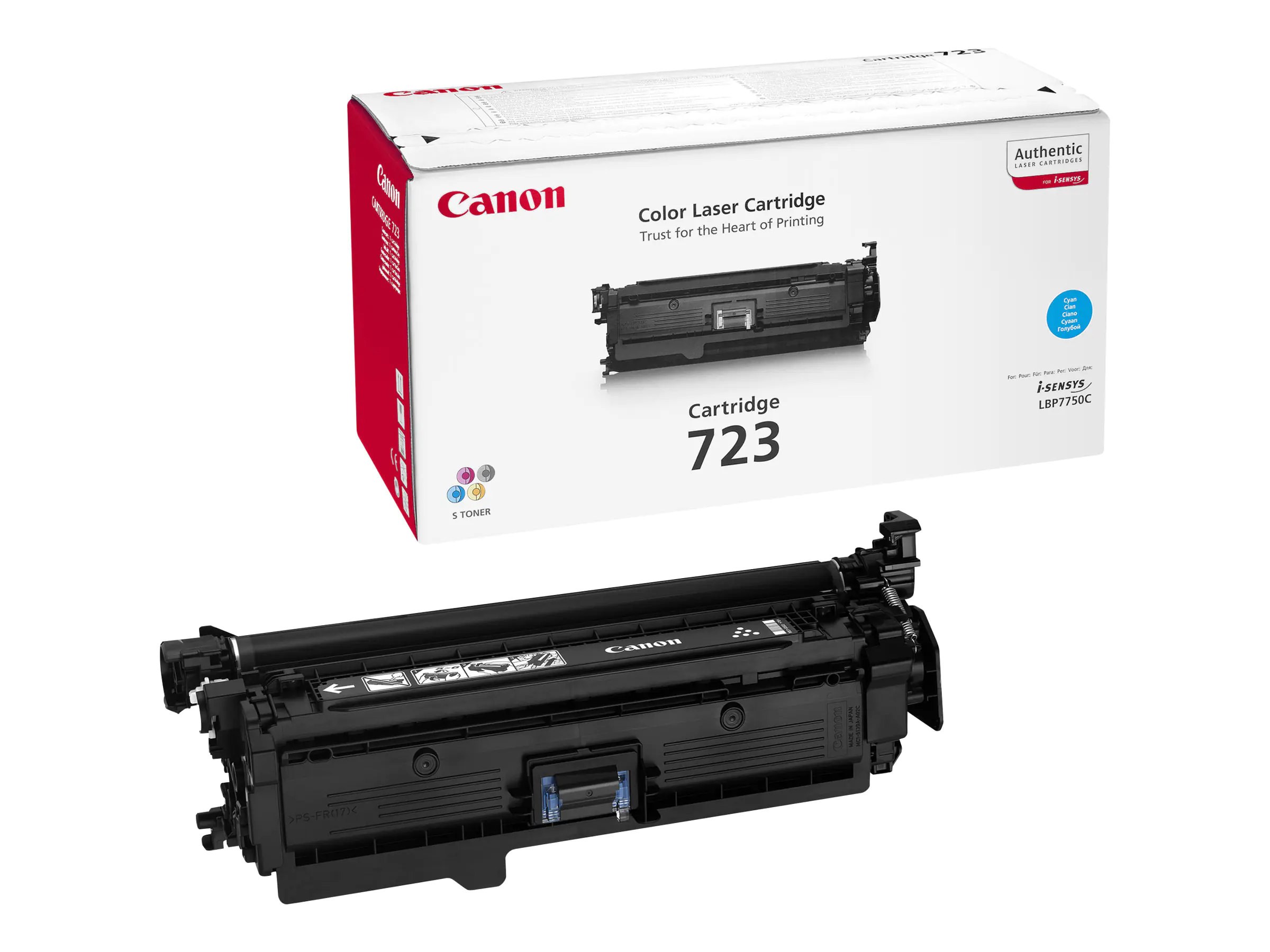 Canon 723 C - Cyan - original - Tonerpatrone 2643B002