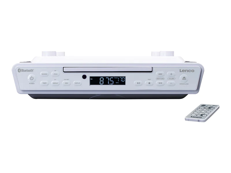 Lenco KCR-150, Wandverteiler, Digital, FM, LCD, 10 m, Weiß KCR-150WH