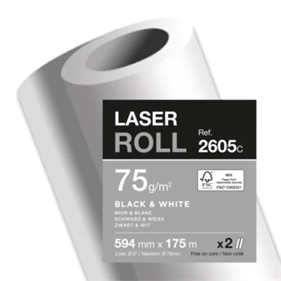 Clairefontaine Plotterpapier 594 mm x 175 m (B x L) 75g/m² 2 St./Pack.