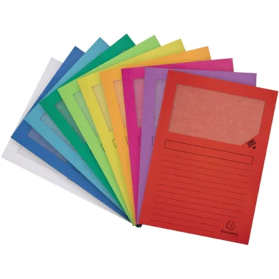 Exacompta Fenstermappe Forever 50100E A4 sortiert 100 St./Pack. Exacompta Fenstermappe Forever 50100E A4 sortiert 100 St./Pack.