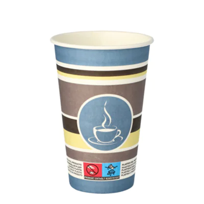 PAPSTAR Trinkbecher Einweg 300ml Pappe mehrfarbig 50 St./Pack. PAPSTAR Trinkbecher Einweg 300ml Pappe mehrfarbig 50 St./Pack.