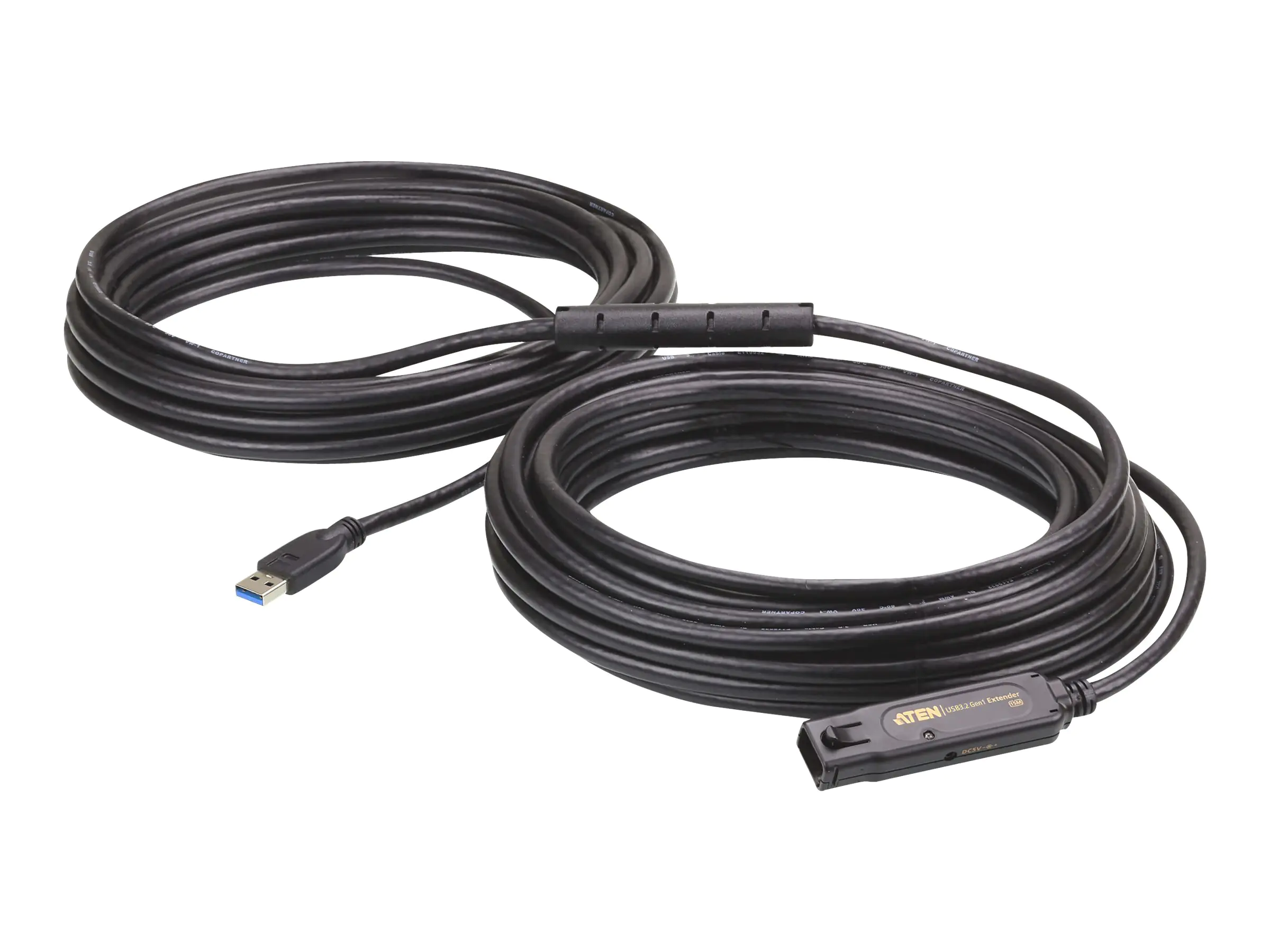 ATEN UE3315A - USB-Verlängerungskabel - USB Typ A (M) zu USB Typ A (W) Verriegelung - USB 3.2 Gen 1 - 15 m - aktiv - Schwarz - für ATEN US3344I