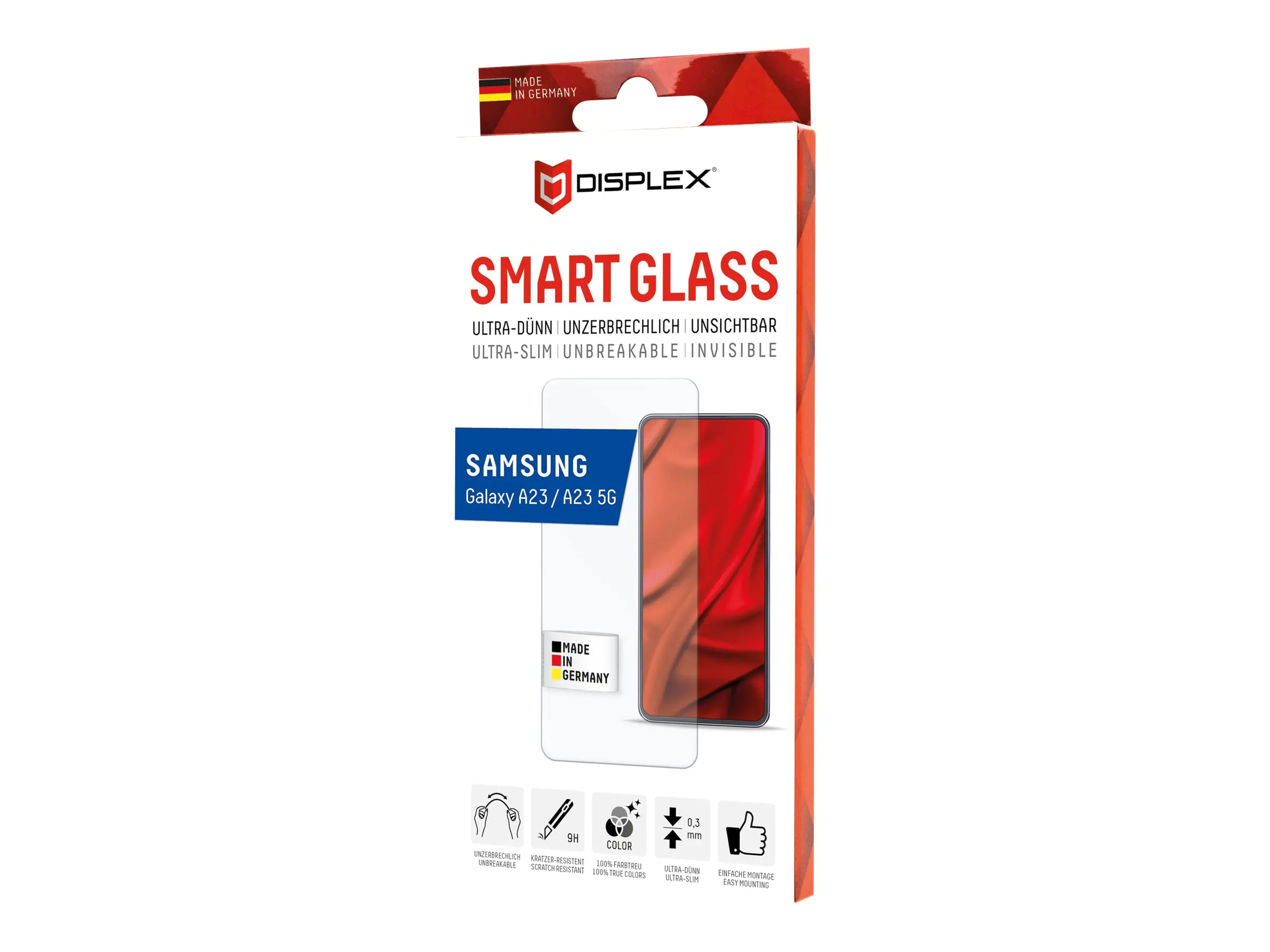 DISPLEX Real Glass - Bildschirmschutz für Handy 01672