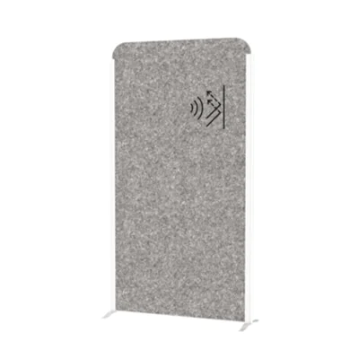 MAUL Stellwand MAULcocoon 100 x 180 cm (B x H) Zweibeinstativ 100 % PES-Fasern, 20 % recycelt dunkelgrau MAUL Stellwand MAULcocoon 100 x 180 cm (B x H) Zweibeinstativ 100 % PES-Fasern, 20 % recycelt dunkelgrau