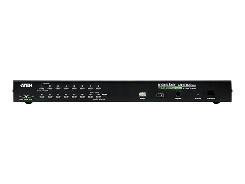 ATEN KVM on the NET CS1716i - KVM-Switch - 16 x KVM port(s) - 1 lokaler Benutzer - 32 IP-Benutzer - Desktop