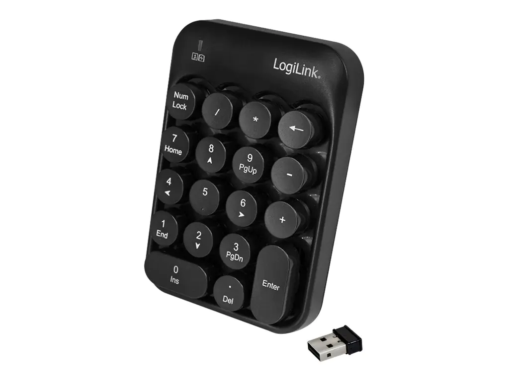 LogiLink - Tastatur-und-Maus-Set - kabellos - 2.4 GHz - QWERTZ - Deutsch