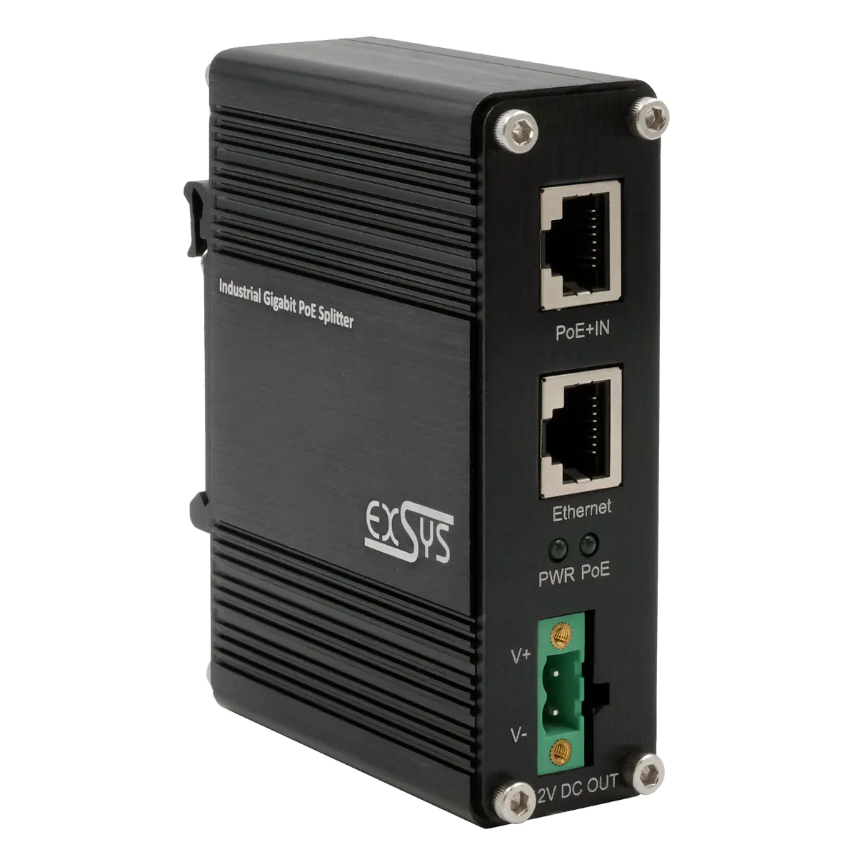 Exsys EX-60325 10/100/1000 PoE+ Splitter - Switch - 1 Gbps Exsys EX-60325 10/100/1000 PoE+ Splitter - Switch - 1 Gbps