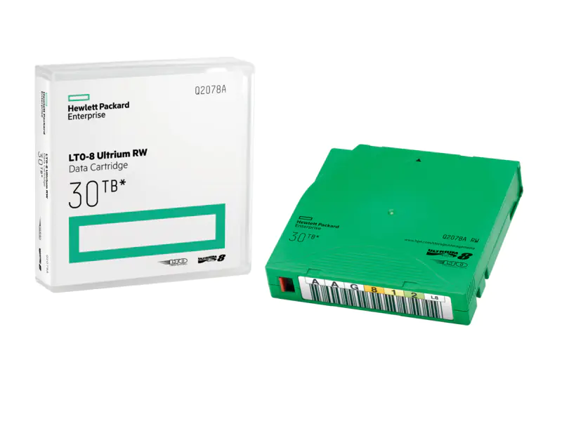 HPE RW Data Cartridge - LTO Ultrium 8 - 12 TB / 30 TB - Beschriftungsetiketten - grün - für StoreEver LTO-8 Ultrium 30750, LTO-8 Ultrium 30750 TAA HPE RW Data Cartridge - LTO Ultrium 8 - 12 TB / 30 TB - Beschriftungsetiketten - grün - für StoreEver LTO-8 Ultrium 30750, LTO-8 Ultrium 30750 TAA
