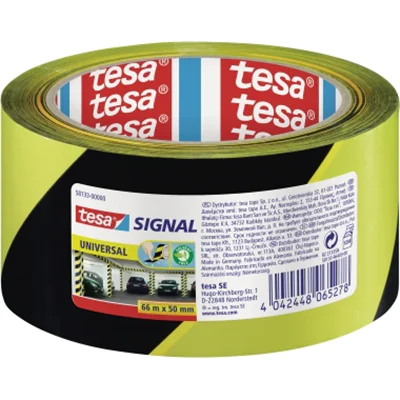 tesa Signalklebeband 58133-00000 50mmx66m bedruckt gelb schwarz tesa Signalklebeband 58133-00000 50mmx66m bedruckt gelb schwarz