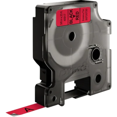 DYMO Schriftbandkassette D1 S0720720 9mmx7m schwarz auf rot DYMO Schriftbandkassette D1 S0720720 9mmx7m schwarz auf rot