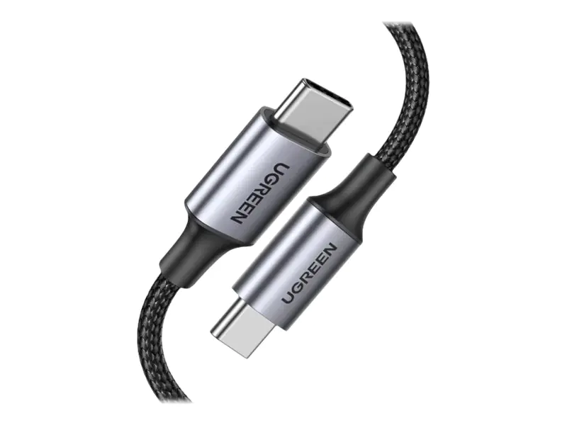 Ugreen - USB-Kabel - 24 pin USB-C (M) zu 24 pin USB-C (M) - 20 V - 5 A - 1.83 m - USB-Stromversorgung (100 W) - Schwarz Ugreen - USB-Kabel - 24 pin USB-C (M) zu 24 pin USB-C (M) - 20 V - 5 A - 1.83 m - USB-Stromversorgung (100 W) - Schwarz