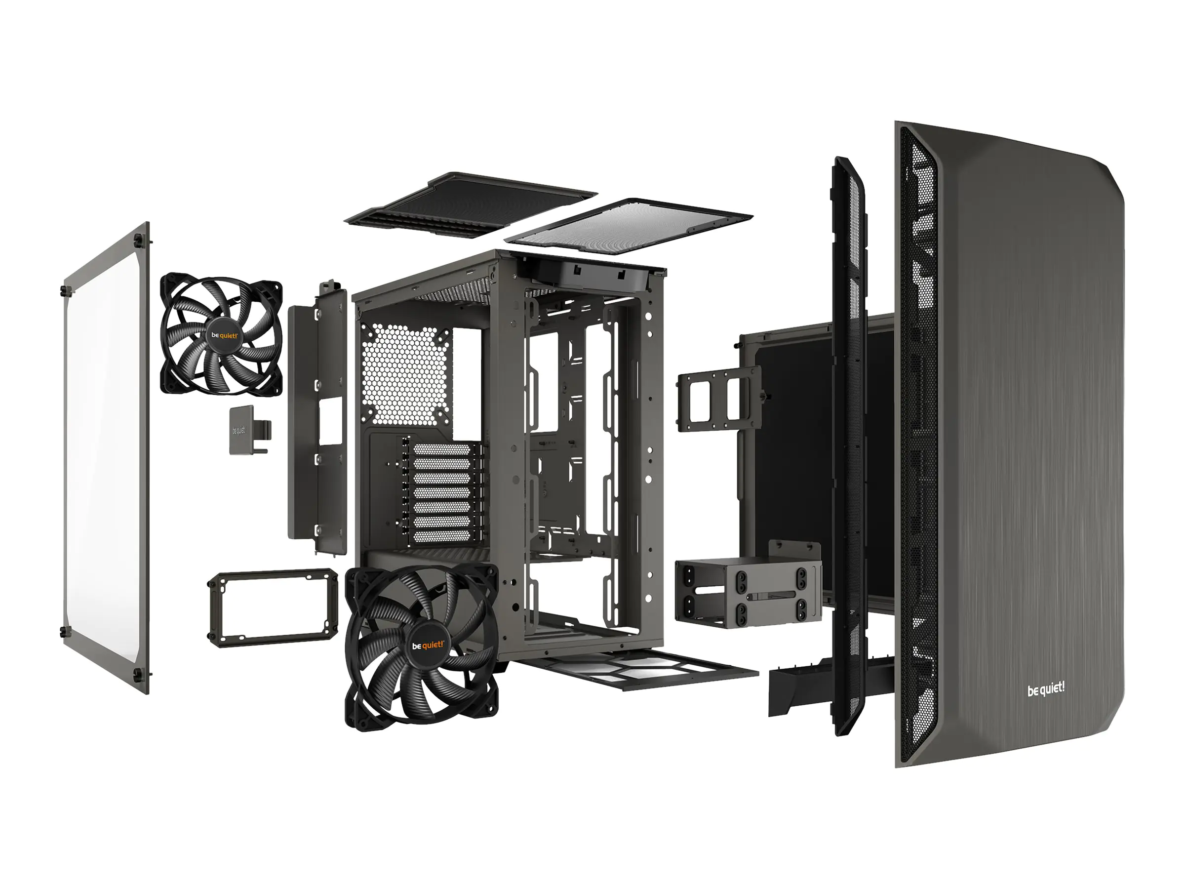 Be Quiet! Pure Base 500 Window - Tower - ATX - Seitenteil mit Fenster (gehärtetes Glas) BGW34