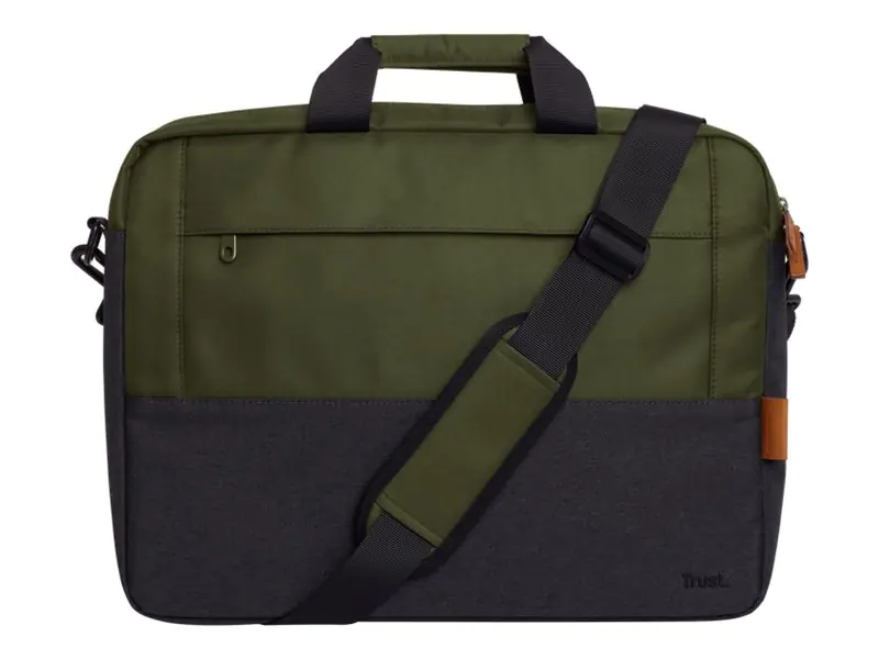 Trust Lisboa - Notebook-Tasche - Einschub von oben, robust - 39.6 cm (15.6") - grün
