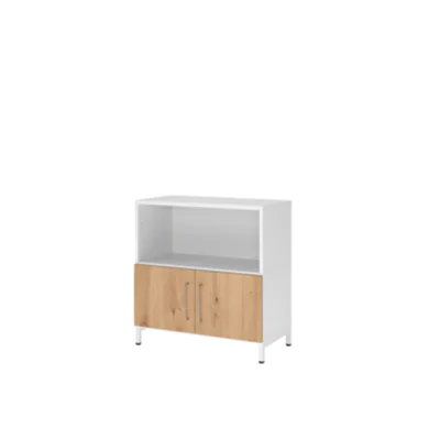 Hammerbacher Regalschrank FlexWall 800 x 828 x 417 mm (B x H x T) Flügeltür ohne Rollen Holz Hammerbacher Regalschrank FlexWall 800 x 828 x 417 mm (B x H x T) Flügeltür ohne Rollen Holz