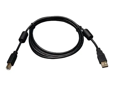 Eaton Tripp Lite Series USB 2.0 A to B Cable with Ferrite Chokes (M/M), 3 ft. (0.91 m) - USB-Kabel - USB Typ B (M) zu USB (M) - USB 2.0 - 91.4 cm - Schwarz Eaton Tripp Lite Series USB 2.0 A to B Cable with Ferrite Chokes (M/M), 3 ft. (0.91 m) - USB-Kabel - USB Typ B (M) zu USB (M) - USB 2.0 - 91.4 cm - Schwarz