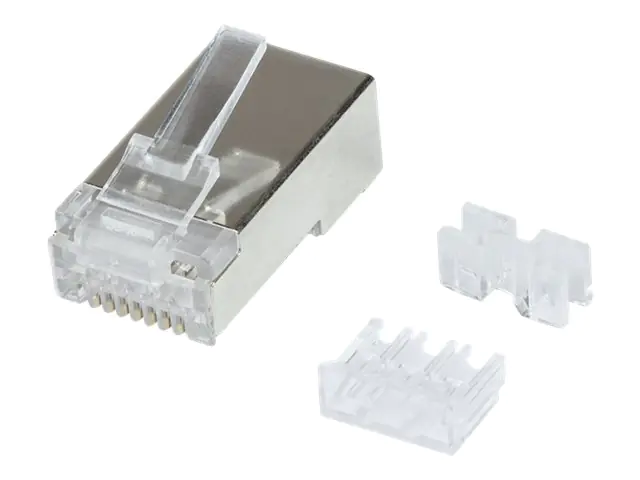 LogiLink - Netzwerkanschluss - RJ-45 (M) - STP - CAT 6a (Packung mit 50)