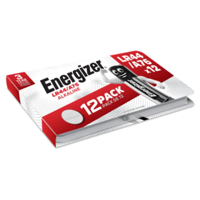 Energizer® Knopfzelle Alkaline A76/LR44 1,5V 12 St./Pack. Energizer® Knopfzelle Alkaline A76/LR44 1,5V 12 St./Pack.