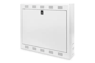 Digitus - Schrank Netzwerkschrank - geeignet für Wandmontage - Grau, RAL 7035 - 48.3 cm (19") Digitus - Schrank Netzwerkschrank - geeignet für Wandmontage - Grau, RAL 7035 - 48.3 cm (19")