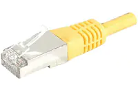 Dexlan - Patch-Kabel - RJ-45 (M) zu RJ-45 (M) - 1 m - SFTP, PiMF - CAT 6a - geformt - Gelb Dexlan - Patch-Kabel - RJ-45 (M) zu RJ-45 (M) - 1 m - SFTP, PiMF - CAT 6a - geformt - Gelb