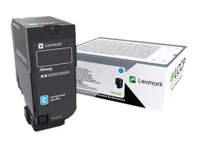 Lexmark Hohe Ergiebigkeit - Cyan - original 84C0H20