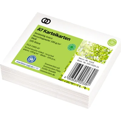 Soennecken Karteikarte oeco 1569 RC A7 liniert 100 St./Pack. Soennecken Karteikarte oeco 1569 RC A7 liniert 100 St./Pack.