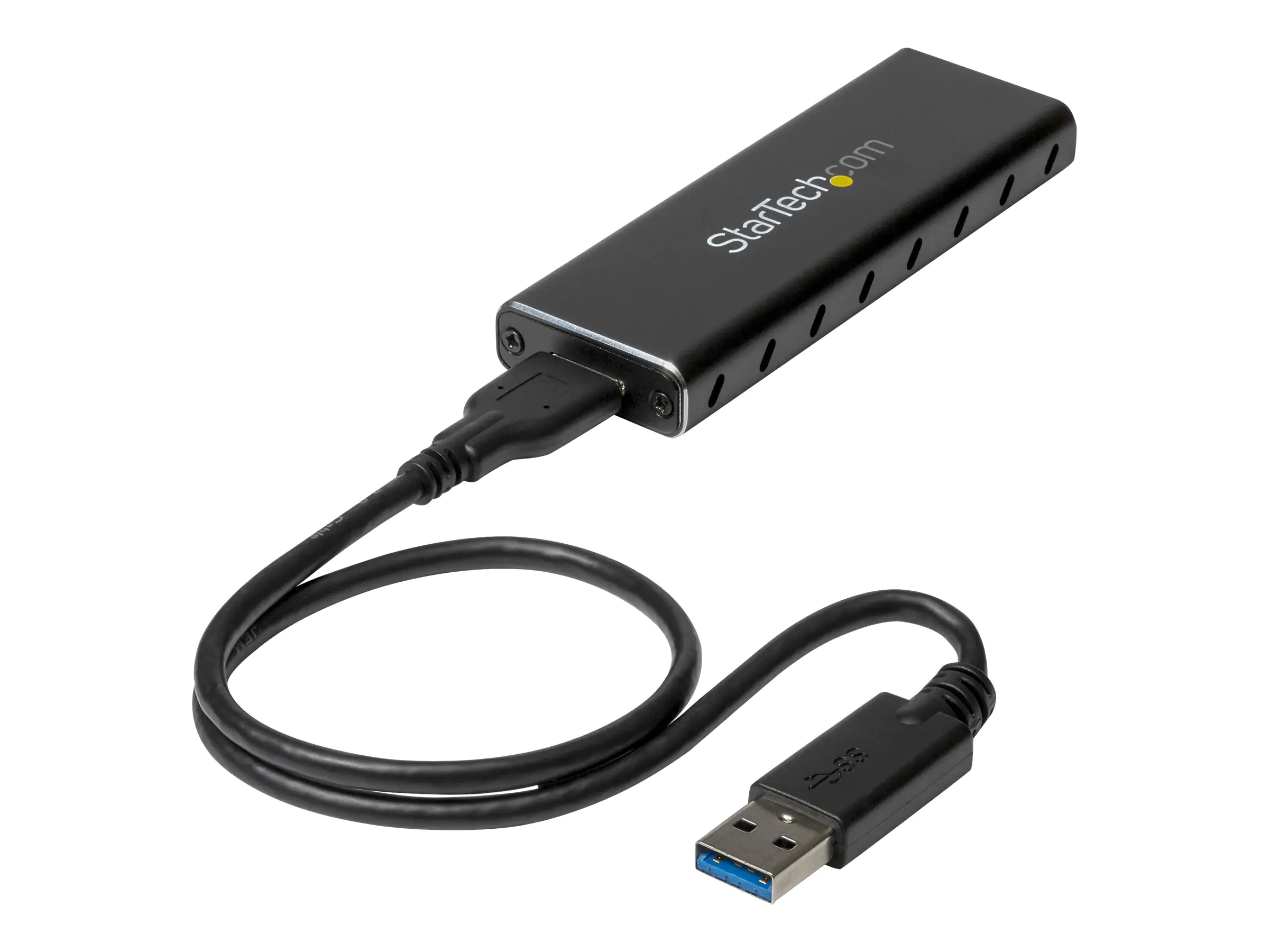 StarTech Externes M.2 SATA / SSD Festplattengehäuse - USB 3.0 mit UASP - NGFF Gehäuse - Speichergehäuse - M.2 - SATA 6Gb/s - USB 3.0 - Schwarz StarTech Externes M.2 SATA / SSD Festplattengehäuse - USB 3.0 mit UASP - NGFF Gehäuse - Speichergehäuse - M.2 - SATA 6Gb/s - USB 3.0 - Schwarz