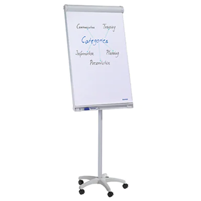 Franken Flipchart Mobil FC41 67x95cm Sternfuß hellgrau Franken Flipchart Mobil FC41 67x95cm Sternfuß hellgrau
