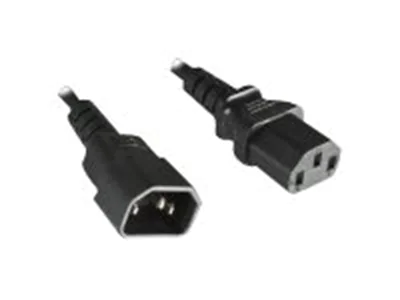 Helos - Spannungsversorgungs-Verlängerungskabel - power IEC 60320 C13 zu IEC 60320 C14 - 250 V - 10 A - 3 m - Schwarz Helos - Spannungsversorgungs-Verlängerungskabel - power IEC 60320 C13 zu IEC 60320 C14 - 250 V - 10 A - 3 m - Schwarz