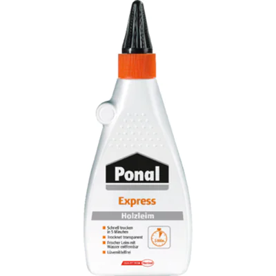 Ponal Holzleim Express nicht nachfüllbar auswaschbar ohne Lösungsmittel 550g Ponal Holzleim Express nicht nachfüllbar auswaschbar ohne Lösungsmittel 550g