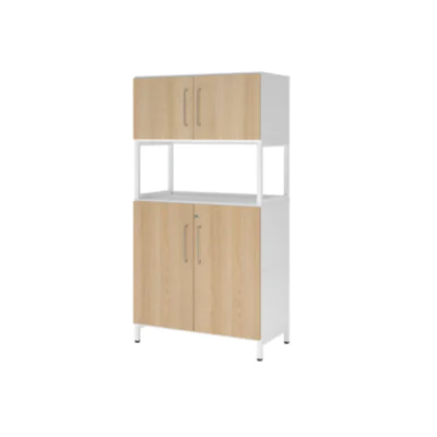 Hammerbacher Regalschrank FlexWall 800 x 1.532 x 417 mm (B x H x T) Flügeltür ohne Rollen Holz Hammerbacher Regalschrank FlexWall 800 x 1.532 x 417 mm (B x H x T) Flügeltür ohne Rollen Holz