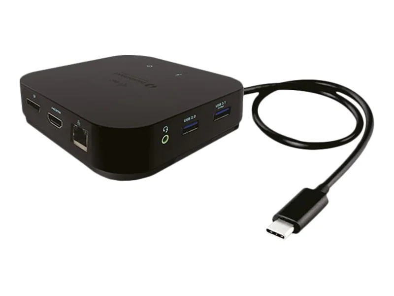 i-Tec Thunderbolt 3 Travel Dock Dual 4K Display + Power Delivery 60W - Dockingstation - USB-C 3.1 / Thunderbolt 3 - HDMI, DP - 1GbE