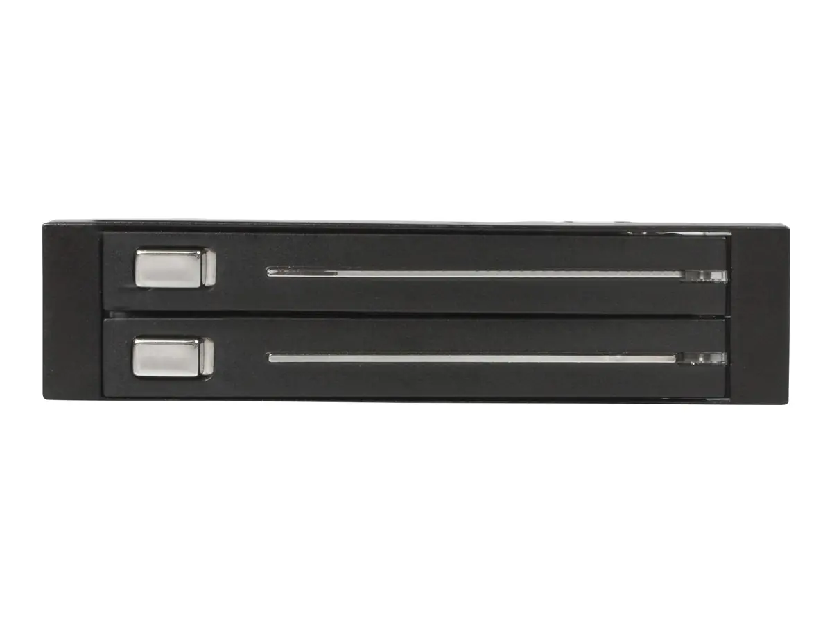 StarTech.com SATA Wechselrahmen 3,5 Zoll trägerlos - Mobiles Festplatten Speicher Rack für 2x 6,4cm (2,5) HSB220SAT25B