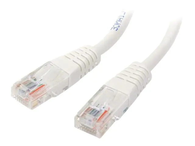 StarTech.com 15m Cat5e RJ45 UTP Patchkabel - Cat 5e Netzwerkkabel - Weiß - Patch-Kabel - RJ-45 (M) M45PAT15MWH