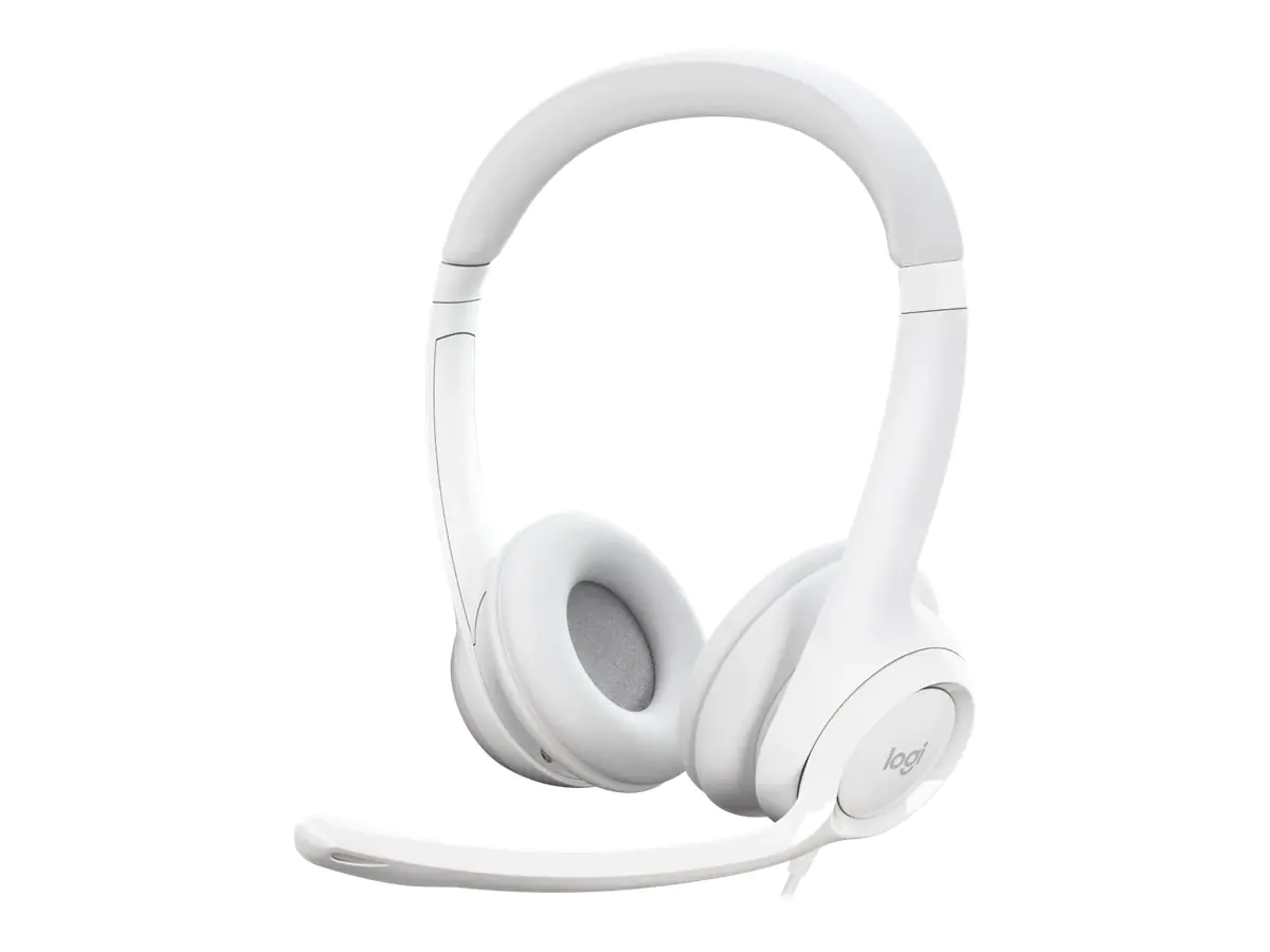 Logitech H390 - Headset - On-Ear - kabelgebunden - USB-A - Off-White Logitech H390 - Headset - On-Ear - kabelgebunden - USB-A - Off-White
