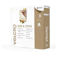 VELCRO VEL-EC60401 - Weiß - 20 mm - 25 m - 1 Stück(e) - Box