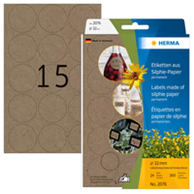 HERMA Büropackung Vielzwecketiketten Silphie 32mm HERMA Büropackung Vielzwecketiketten Silphie 32mm