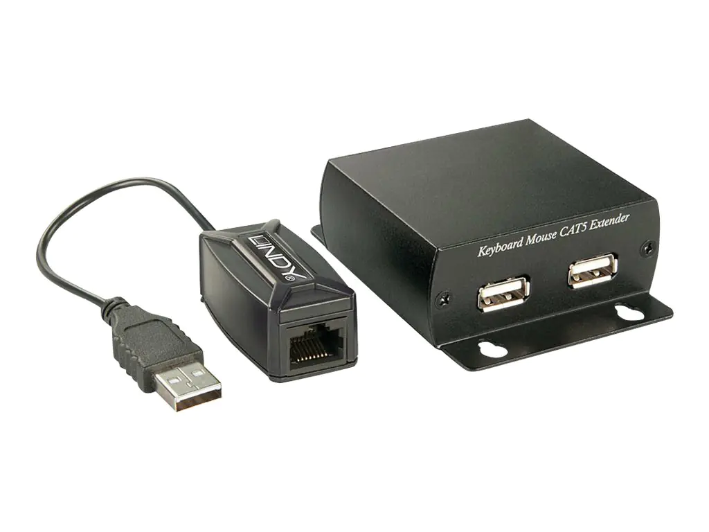 Lindy USB Keyboard and Mouse Extender - Tastatur- / Maus-Erweiterung - USB - bis zu 300 km Lindy USB Keyboard and Mouse Extender - Tastatur- / Maus-Erweiterung - USB - bis zu 300 km