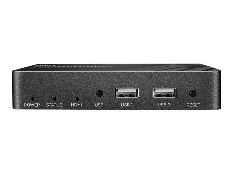 Lindy KVM over IP Extender, Receiver - KVM/Infrarot-Extender - Empfänger - 1GbE, HDMI - USB - bis zu 150 m